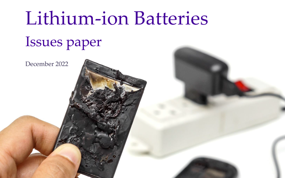 NWRIC response to ACCC Lithium-ion Batteries Issues Paper